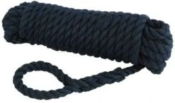 Fenderlijnen Ø10mm X 2,5m Zwart