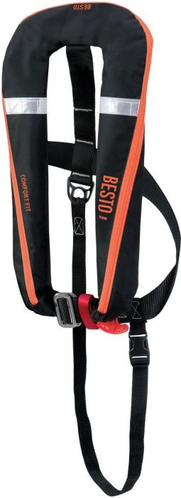 Besto Comfort Fit 165N (zwart-oranje) 1 Besto Comfort Fit 165N (zwart-oranje)