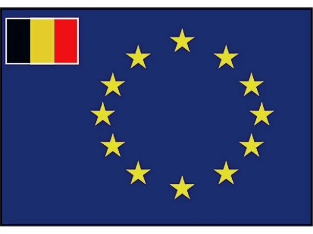 Bootvlag Belgie En Europa (Grootte: 40 X 60cm) 1 Bootvlag Belgie En Europa (Grootte: 40 X 60cm)