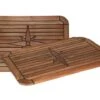 Tafelblad Teak (rechthoekig) (Grootte: 58 X 90cm)