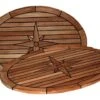 Boot Tafelblad Teak Ovaal