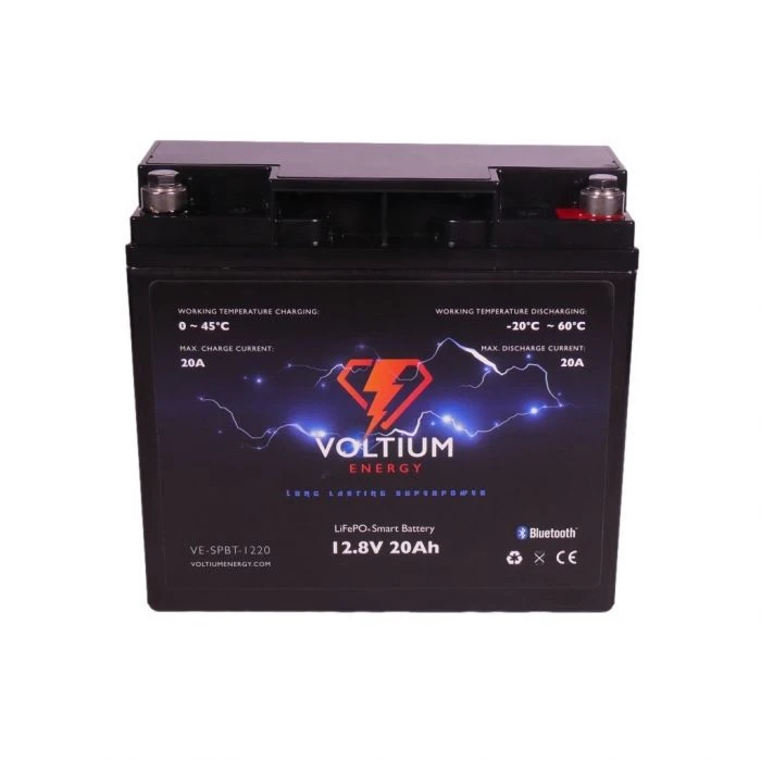 Voltium 12V 20AH Lithium Accu 1 Voltium 12V 20AH Lithium Accu
