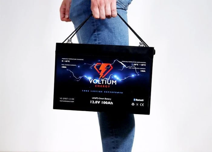 Voltium 12V 100AH Lithium Accu 2 Voltium 12V 100AH Lithium Accu - Afbeelding 2