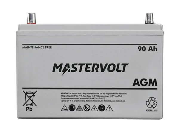 Mastervolt 12V 90AH AGM Accu 2 Mastervolt 12V 90AH AGM Accu - Afbeelding 2