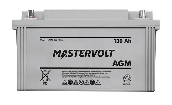 Mastervolt 12V 130AH AGM Accu 2 Mastervolt 12V 130AH AGM Accu - Afbeelding 2