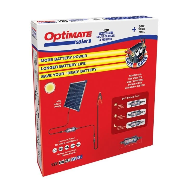 Tecmate Optimate Solar 60W Zonnepaneel Druppellader 3 Tecmate Optimate Solar 60W Zonnepaneel Druppellader - Afbeelding 3
