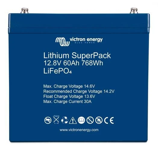Victron 12V 60AH SuperPack Lithium Accu 1 Victron 12V 60AH SuperPack Lithium Accu