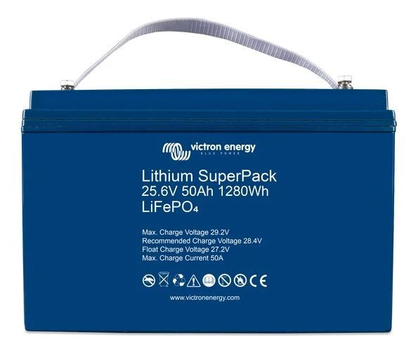 Victron 24V 50AH SuperPack Lithium Accu 1 Victron 24V 50AH SuperPack Lithium Accu