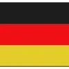 Bootvlag Duitsland (Grootte: 20 X 30cm)
