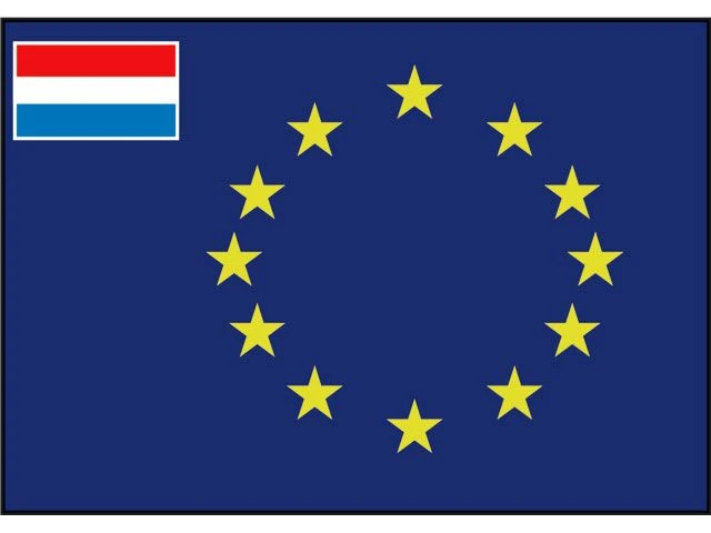 Bootvlag Nederland En Europa (Grootte: 20 X 30cm) 1 Bootvlag Nederland En Europa (Grootte: 20 X 30cm)